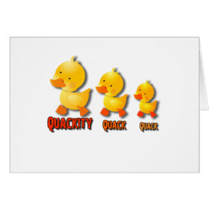 Quackity - snatter hälsningskort
