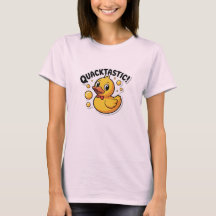 Quacktastic Rubber Anka Tecknad Women's T-Shirt