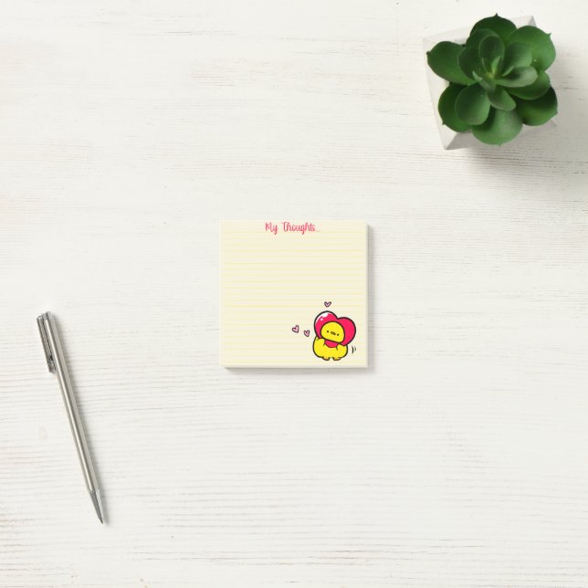 Quacktastisk Duckling Post-it Block (Kontor)