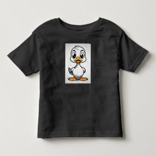 Quacky Cutie: Färgsida för Anka T Shirt