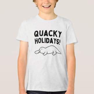 Quacky Helgdagars Platypus T-Shirt