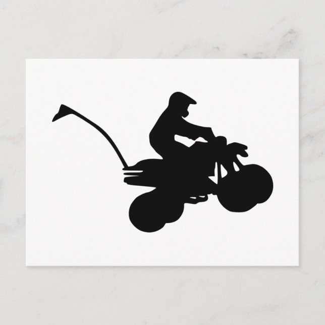 Quad - ATV Vykort (Framsida)