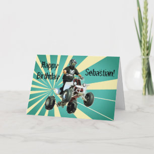 Quad Bike / ATV Birthday Kort