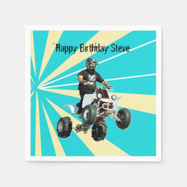 Quad Bike / ATV Pappersservett (Framsidan)