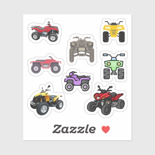 Quad Bike Stickers Klistermärken (Ark)