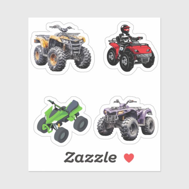 Quad Bike Stickers Klistermärken (Ark)