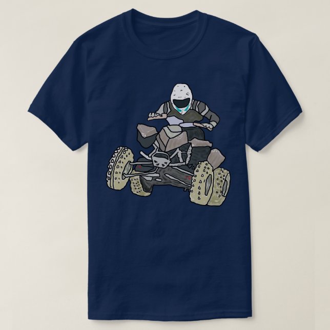 Quad Biking T Shirt (Design framsida)