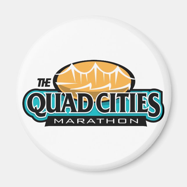 Quad Cities Marathon Magnet (Framsidan)
