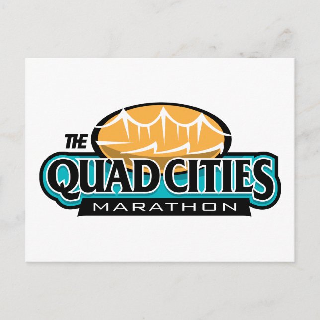 Quad Cities Marathon Vykort (Framsida)