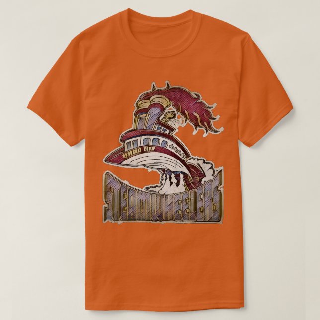 Quad City SteamWheers TShirt 1 T Shirt (Design framsida)