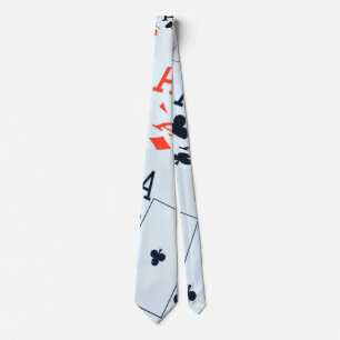 Quad Ess Poker-kort Mönster, Slips