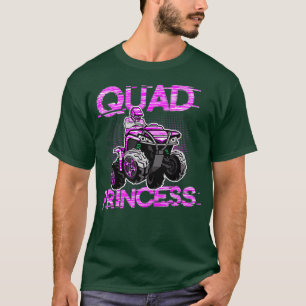 Quad Princess ATV 4 Wheeler Quad Offroad Lera MX T Shirt