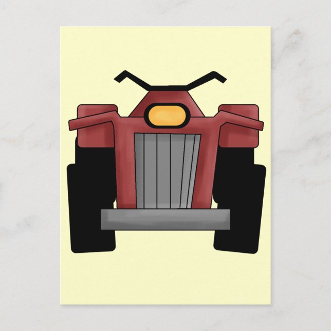 Quad Springer Bike Vykort (Framsida)