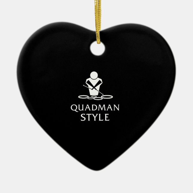 QUADMAN STIL JULGRANSPRYDNAD KERAMIK (Framsidan)
