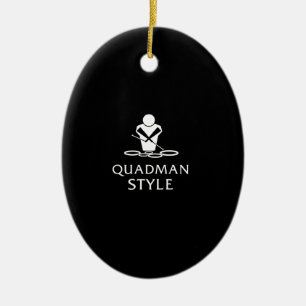 QUADMAN STIL JULGRANSPRYDNAD KERAMIK
