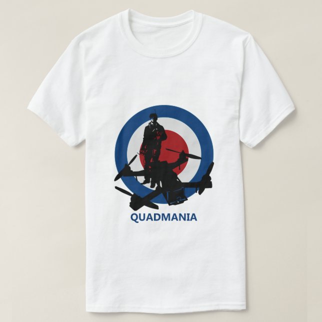 Quadmania T Shirt (Design framsida)
