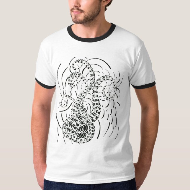 QUADopus t-skjorta (barnet storleksanpassar Tee (Framsida)