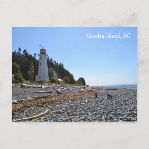 Quadra Island Lighthouse Vykort