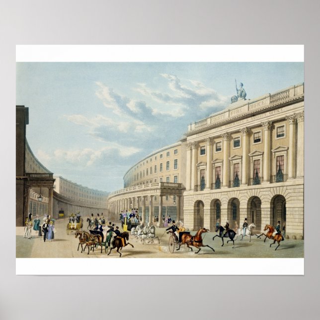 Quadrant, Regent Street, från Piccadilly Circu Poster (Framsidan)