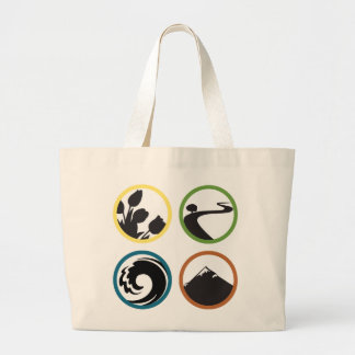 Quadratos Jumbo Tote Bag Tygkasse