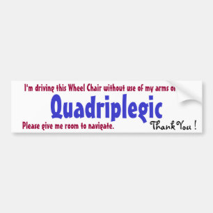 quadriplegicawarness bildekal