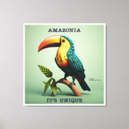 Quadro Amazônia - It's Unique - Tucano Canvastryck