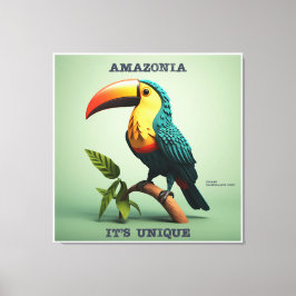 Quadro Amazônia - It's Unique - Tucano Canvastryck