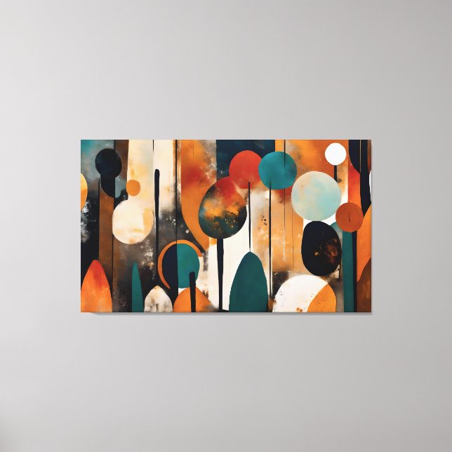 Quadro decorativo abstrato material Canvas (Framsida)