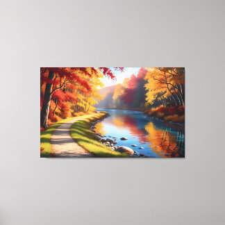 Quadro Decorativo Floresta de Outono Canvastryck