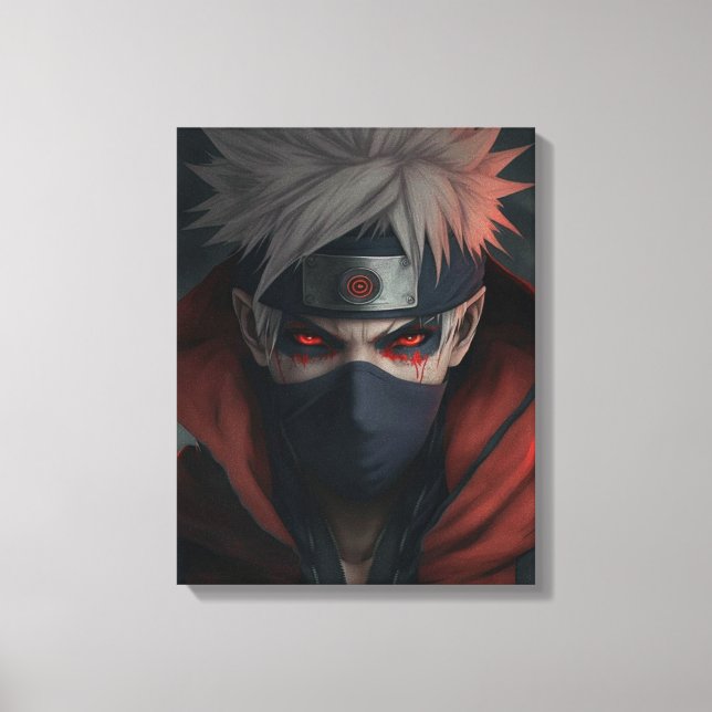 Quadro do Kakashi Hatake  Canvastryck (Framsida)