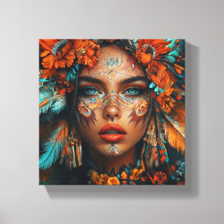 Quadro "Filha da terra" Canvastryck