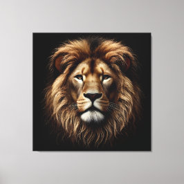 Quadro Rosto de Leão Canvastryck