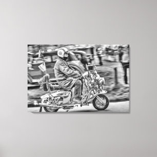 Quadrophenia - sparkcykelåren canvastryck