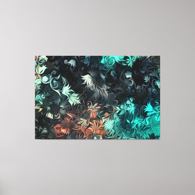 Quadros Abstrato Canvas Onaitsirc Infinity (Framsida)