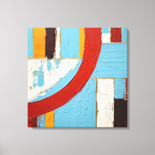 Quadros Decorativos em Canvas A Dança das Ondas (Framsida)