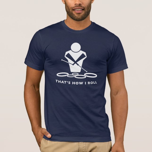 Quads - det är så jag rullar t-shirt (Framsida)
