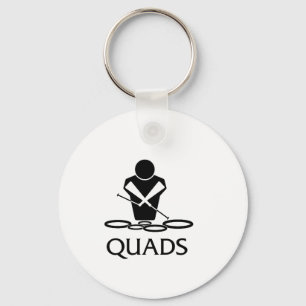 QUADS - Tenor Drums Nyckelring