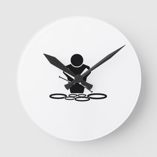 Quads - Tenor Drums - Toms Rund Klocka (Framsida)