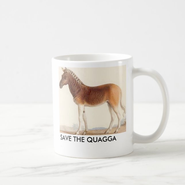 quaggabilden, SPARAR QUAGGAEN Kaffemugg (Höger)