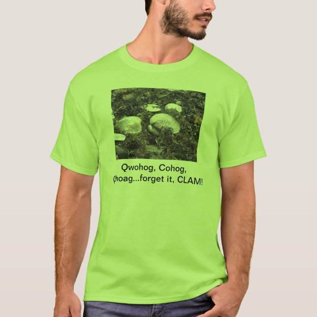 Quahogmusslaskjorta Tee Shirt (Framsida)