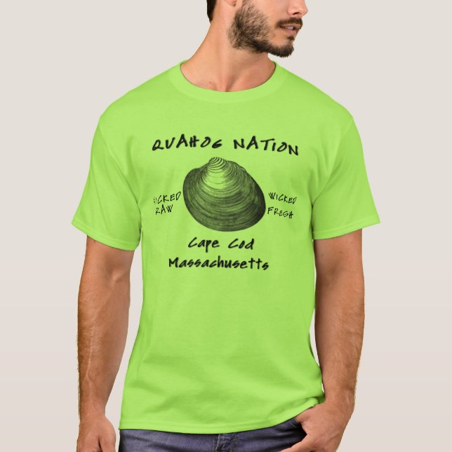 Quahognation T-shirt (Framsida)