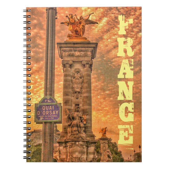 Quai d'Orsay Paris Frankrike Architecture Anteckningsbok (Framsidan)