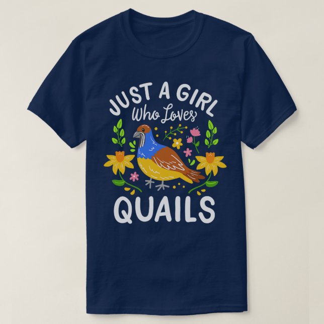 Quail Älskare Quail Owner T Shirt (Design framsida)
