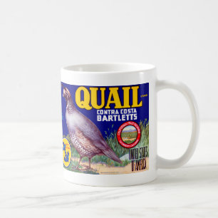 Quail Brand Contra Costa Bartletts Kaffemugg