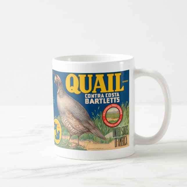 Quail Brand Contra Costa Bartletts Kaffemugg (Höger)
