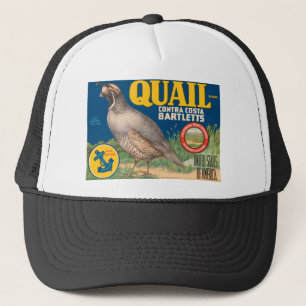 Quail Brand Contra Costa Bartletts Keps