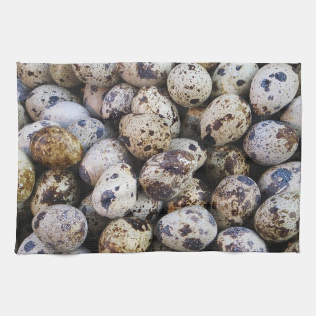 Quail Eggs Kökshandduk (Horisontell)