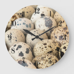 Quail Eggs Stor Klocka