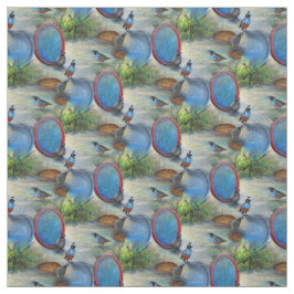 Quail Garden Tyg