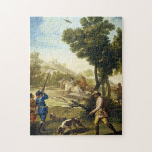 Quail Hunting Francisco José Goya mästerverk Pussel